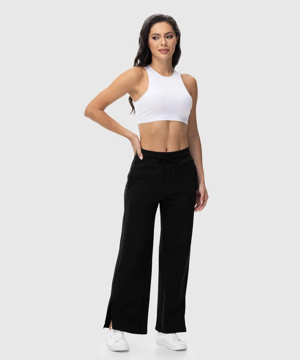 Women's Polar Fleece Straight Leg Sweatpants