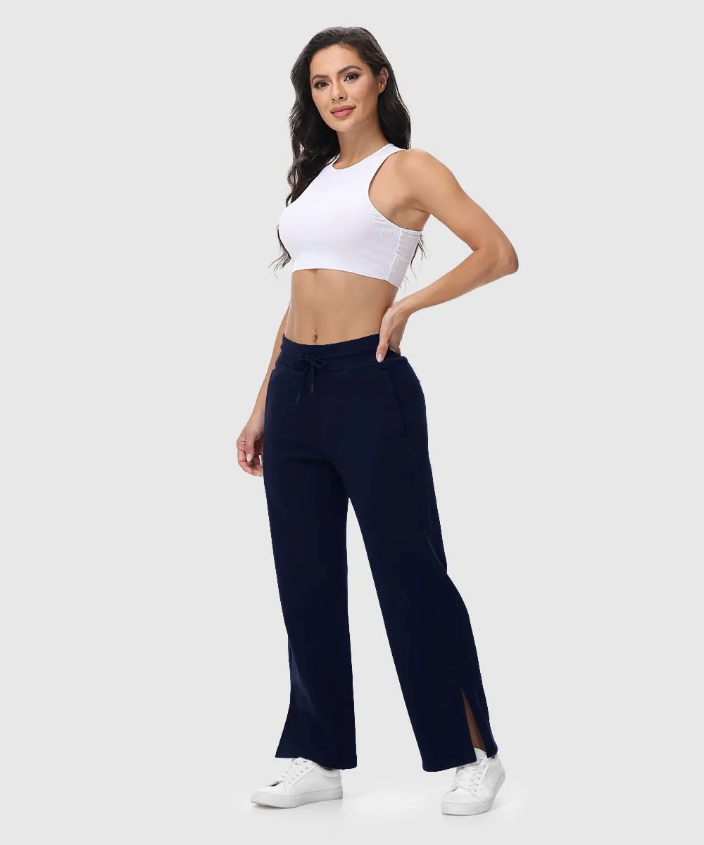Women's Polar Fleece Straight Leg Sweatpants