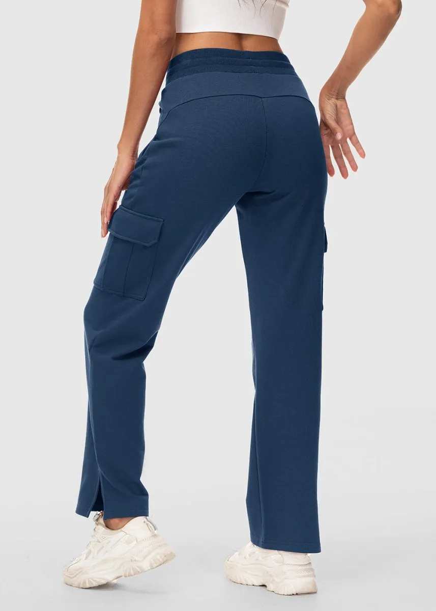 Women's Straight-Leg Work Out Cargo Pants
