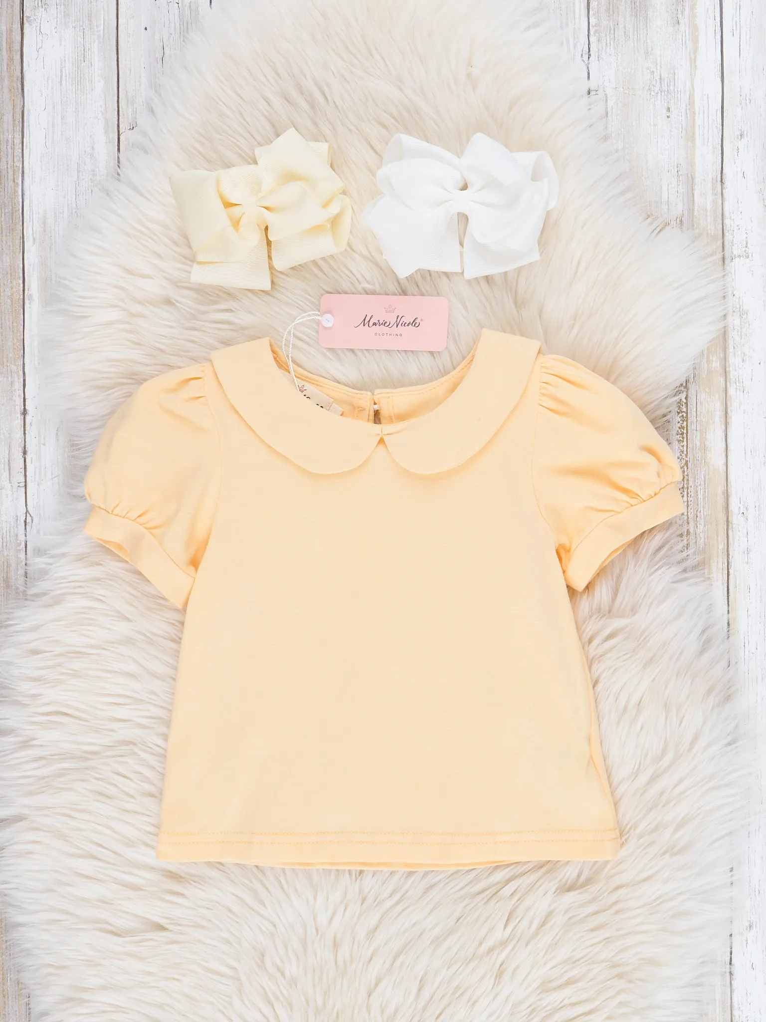Yellow Dainty Florals Overalls Set